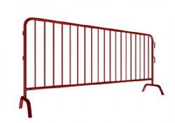 Hot Dip Galvanized Crowd Barriers For Sale 43'' high 1.5in Tube
