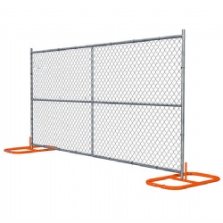 Hot Dipped Galvanized Temporary Chain Link Fence