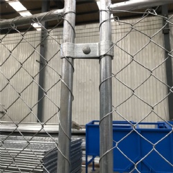 Temporary Chain Link Fence Available In 4-, 6- And 8-Foot Heights