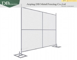8 Foot x 10 Foot Chain Wire Temporary Fence Panels