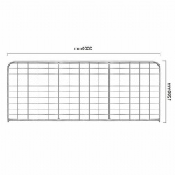 Wire Filled Corral Panels Gate