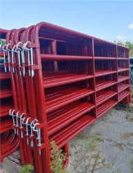 6 Bar 12ft Powder Coated Green Corral Panels