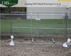 America galvanized Safety Temp Chain Link Fence Supplies